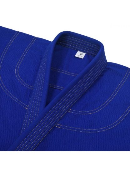 Picture of BJJ UNIFORM PEARL WEAVE MEDIUM WEIGHT BLUE