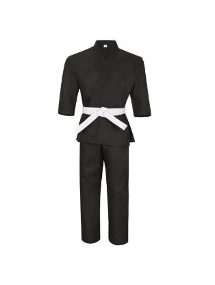 Picture of LIGHT WEIGHT KARATE STUDENT UNIFORM BLACK