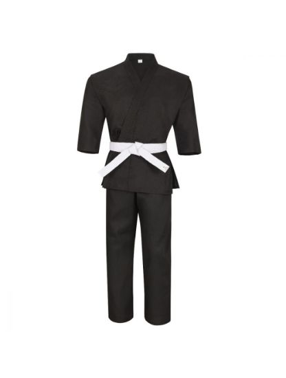 Picture of LIGHT WEIGHT KARATE STUDENT UNIFORM BLACK