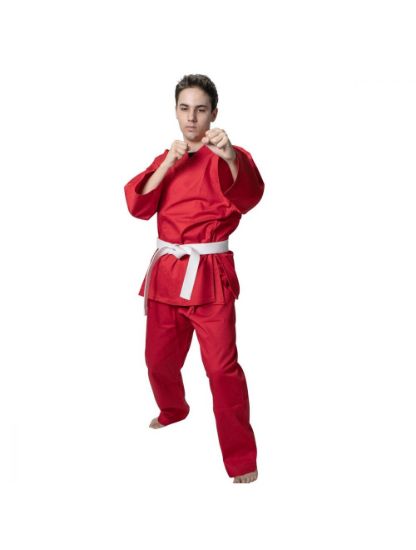 Picture of 7.5oz MEDIUM WEIGHT KARATE UNIFORM RED