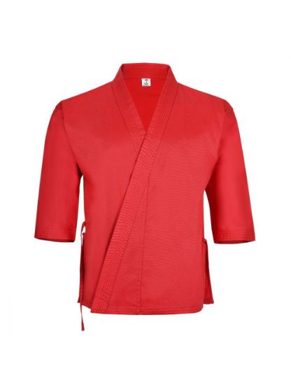 Picture of 7.5oz MEDIUM WEIGHT KARATE UNIFORM RED