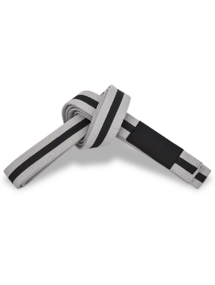 Picture of BJJ BELTS GREY WITH BLACK STRIPE
