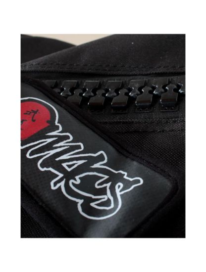 Picture of HEAVY ZIPPER SPORTS BAG BLK/RED