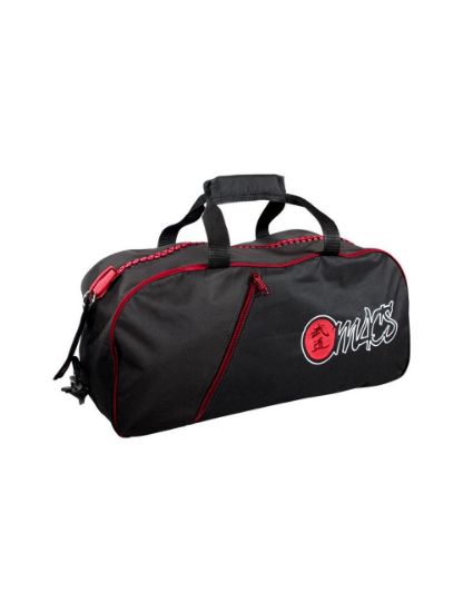 Picture of HEAVY ZIPPER SPORTS BAG BLK/RED