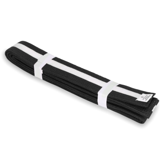 Picture of BLACK BELT WITH COLOR STRIPE