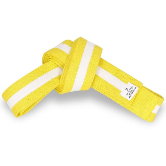 Picture of YELLOW BELT WITH COLOR STRIPE