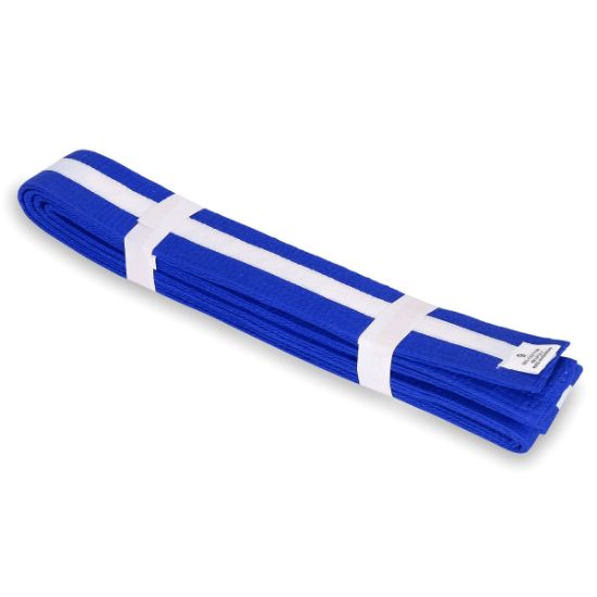 Picture of BLUE BELT WITH COLORS STRIPE