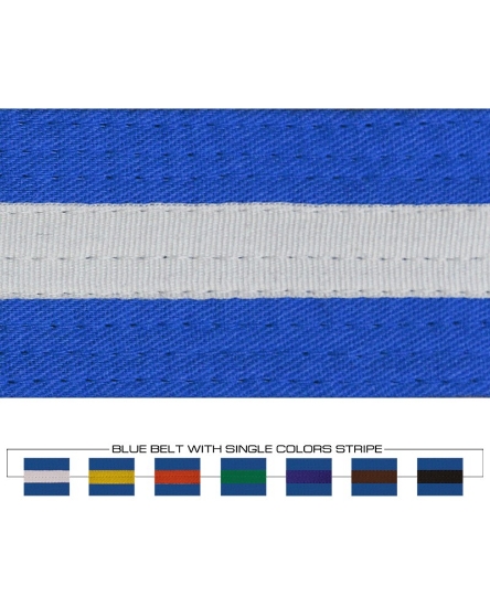 Picture of BLUE BELT WITH COLOR STRIPE