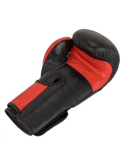 Picture of Genuine leather boxing gloves Black/Red