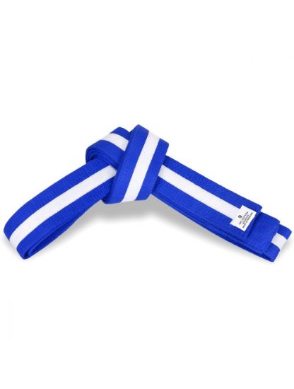 Picture of BLUE BELT WITH COLORS STRIPES