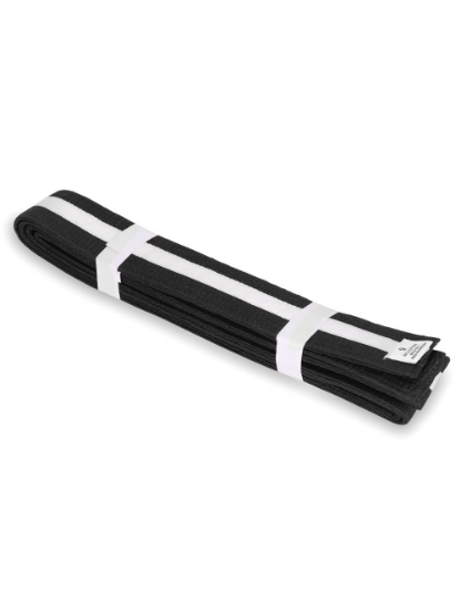 Picture of BLACK BELT WITH COLOR STRIPE