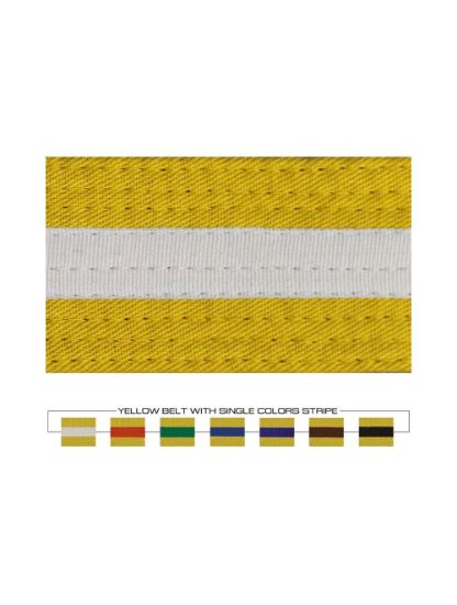 Picture of YELLOW BELT WITH COLOR STRIPE