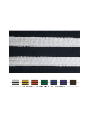 Picture of BLACK BELT WITH 2 STRIPES
