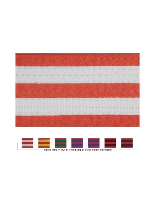 Picture of RED BELT WITH 2 STRIPES