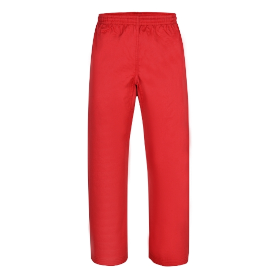 Picture of Separate Karate Pants Red