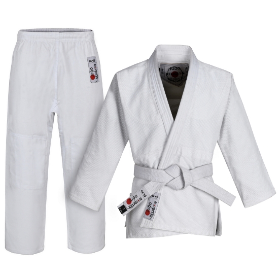 Picture of JUDO RELIGION UNIFORM 450 & 550 GSM WHITE