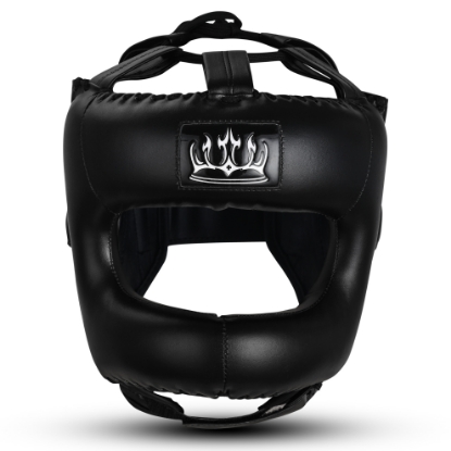 Picture of BOXING HEAD GUARD WITH NOSE BAR BLACK