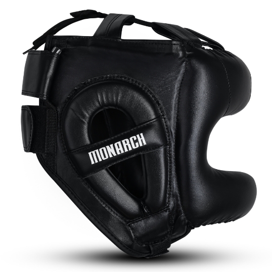 Picture of BOXING HEAD GUARD WITH NOSE BAR BLACK
