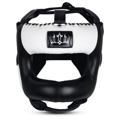 Picture of BOXING HEAD GUARD WITH NOSE BAR WHITE