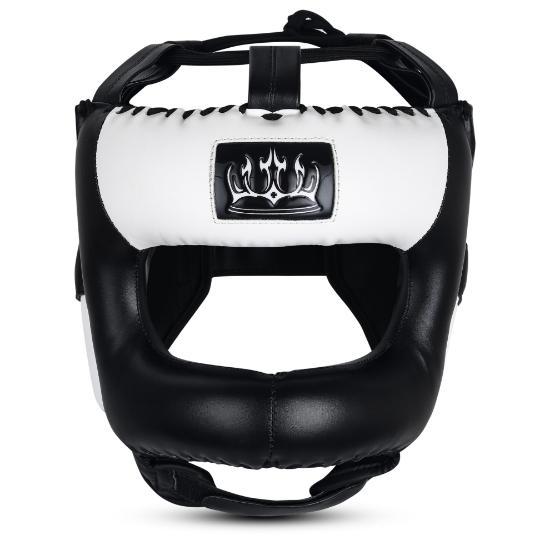 Picture of BOXING HEAD GUARD WITH NOSE BAR WHITE