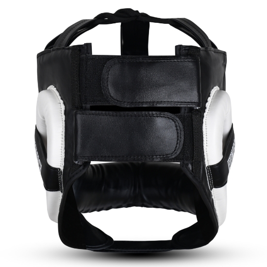 Picture of BOXING HEAD GUARD WITH NOSE BAR WHITE