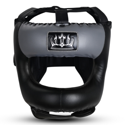 Picture of BOXING HEAD GUARD WITH NOSE BAR GREY