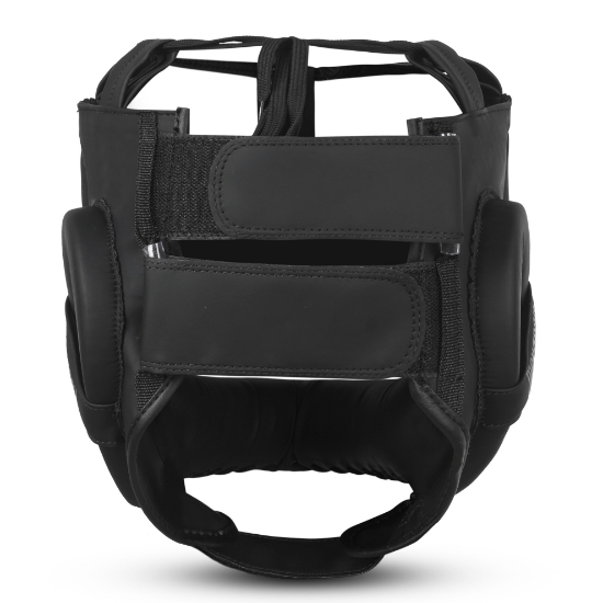 Picture of BOXING HEAD GUARD WITH NOSE BAR MATTE BLACK