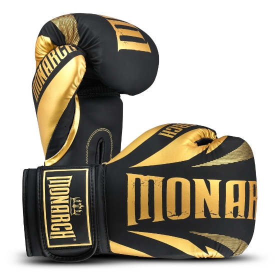 Picture of MONARCH BOXING GLOVES SET BLK/GD