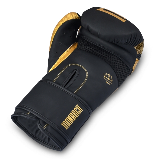Picture of MONARCH BOXING GLOVES SET BLK/GD