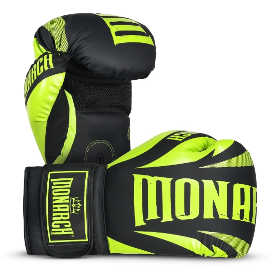 Picture of MONARCH BOXING GLOVES SET BLK/GRN