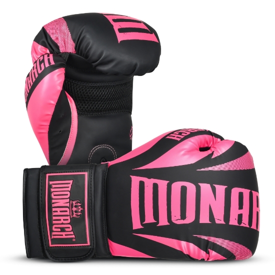 Picture of MONARCH BOXING GLOVES SET BLK/PK