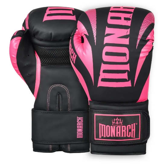 Picture of MONARCH BOXING GLOVES SET BLK/PK