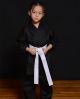LIGHT WEIGHT KARATE STUDENT UNIFORM BLACK