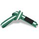 BJJ KIDS BELT GREEN/WHITE