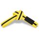 BJJ KIDS BELT YELLOW/BLACK