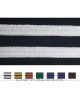 BLACK BELT WITH COLORS DOUBLE STRIPES