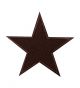 STAR PATCH BROWN 3″