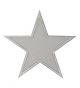 STAR PATCH WHITE 3″