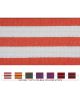 RED BELT WITH COLORS DOUBLE STRIPES