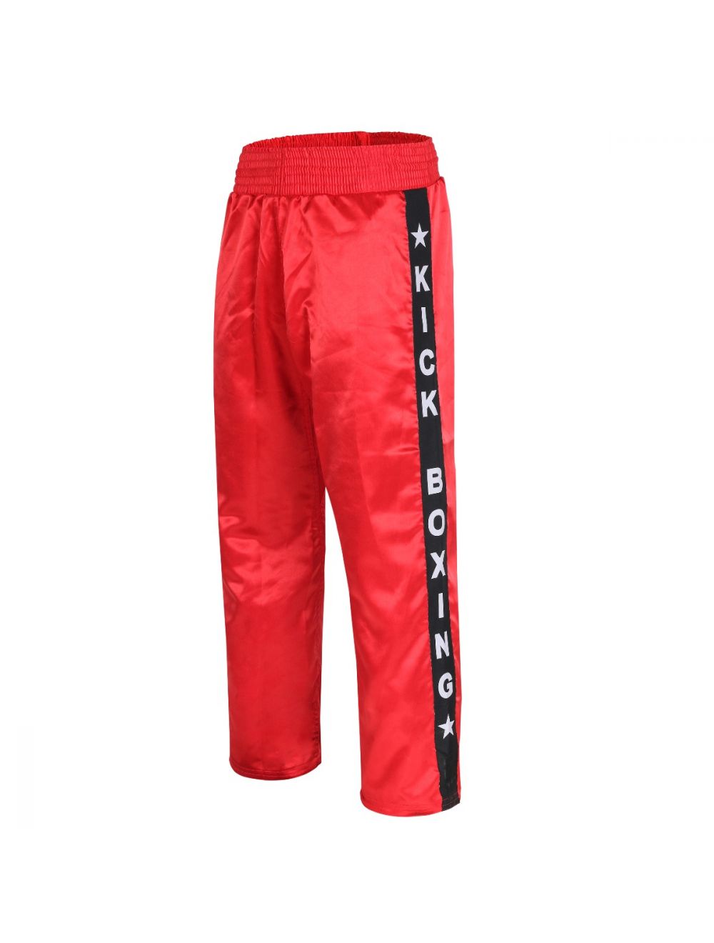 Black Kickboxing Trousers Cotton with Red Stripes - Enso Martial Arts Shop  Bristol
