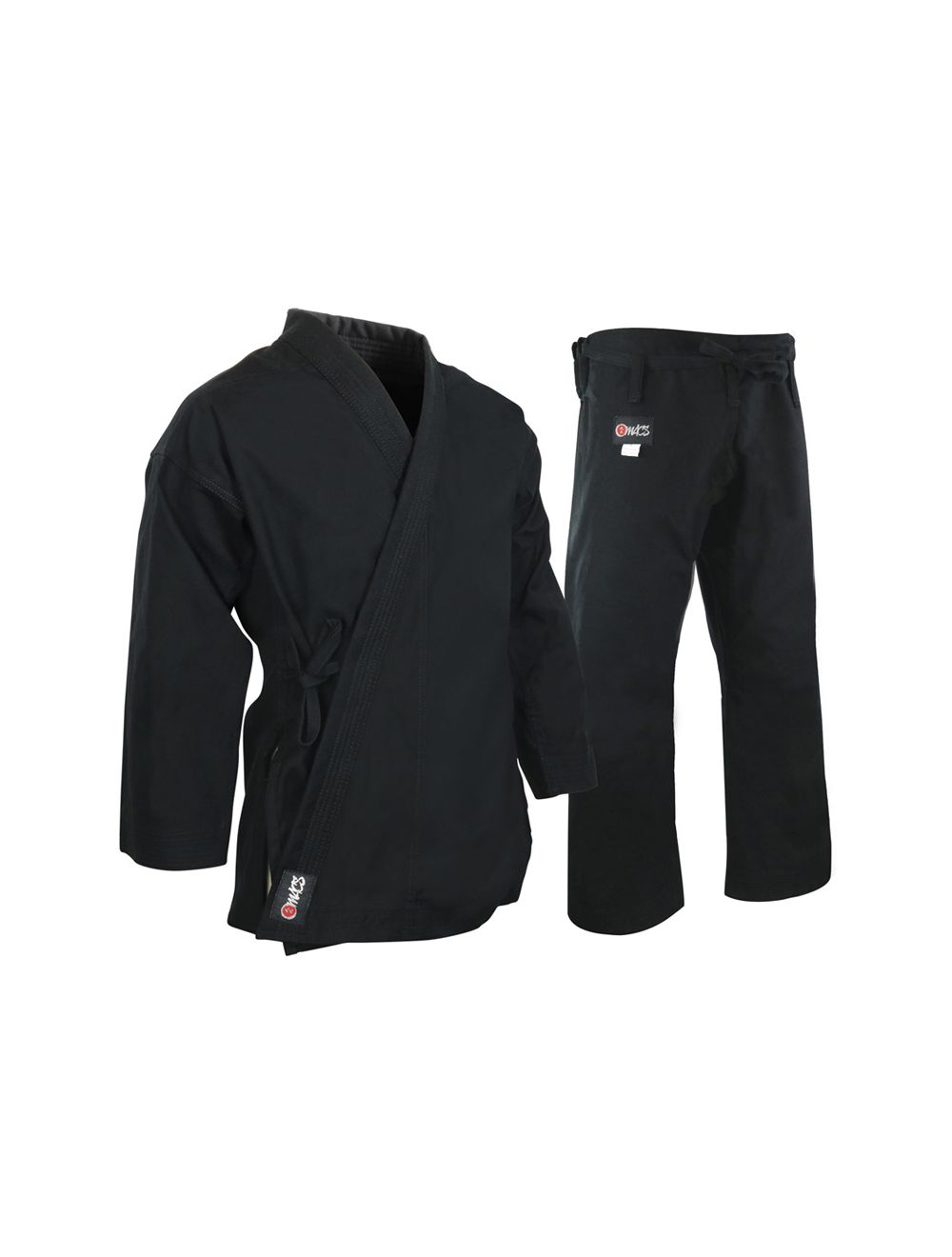 MAR Black Competition Karate Suit/Gi/Uniform 14oz Unisex Polycotton Super Heavy-Weight Canvas Fabric - Master’s choice 